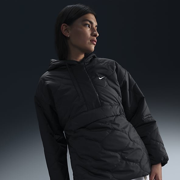 Nike black coat womens hotsell